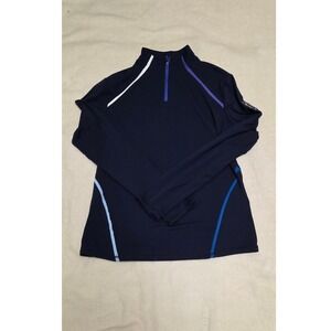 NEW G/FORE WOMENS TPC SUGARLOAF LIGHTWEIGHT LONG SLEEVE 1/4 ZIP PULLOVER LARGE